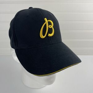 Breitling 1884 Hat Embroidered “B” Logo Navy Blue Cap Adjustable Leather Strap